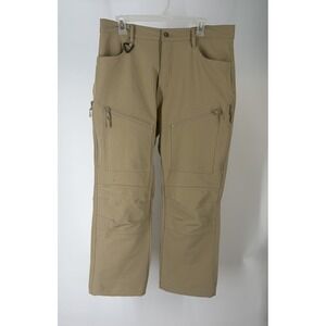 Baerskin Pants Mens Size Large  Beige Tactical Cargo Pant Stretch Active